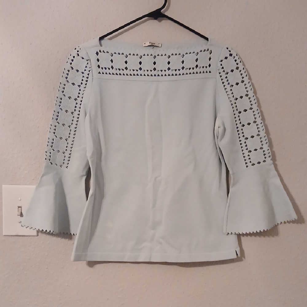Fendi Gray Blouse with Chic Design
